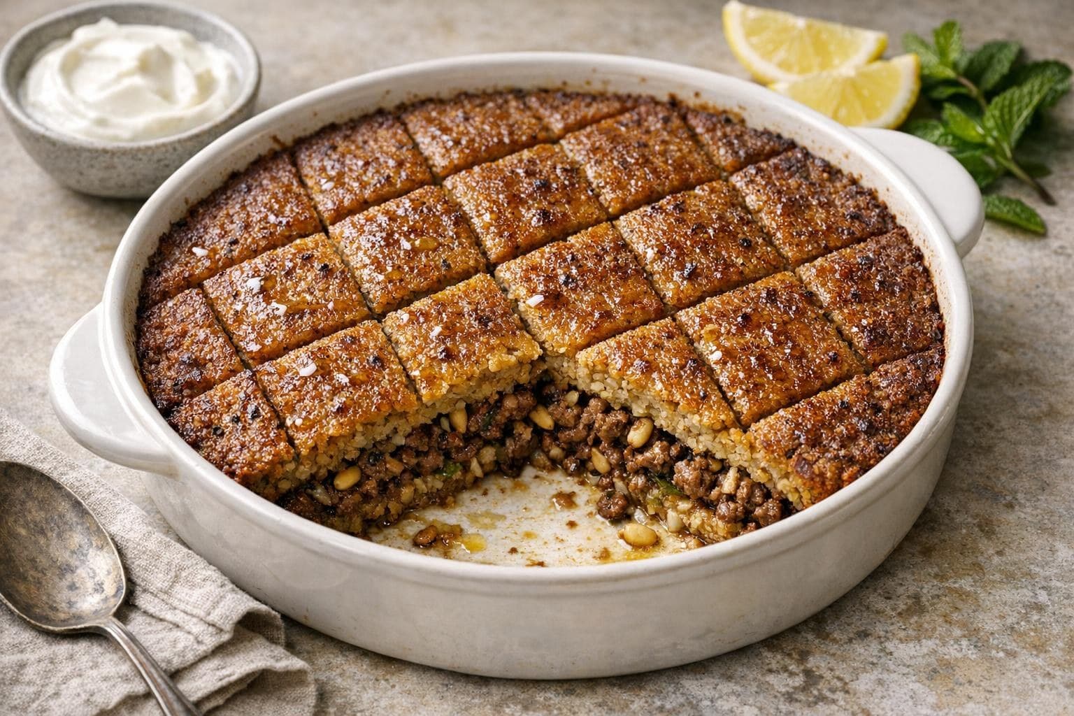 Baked Kibbeh