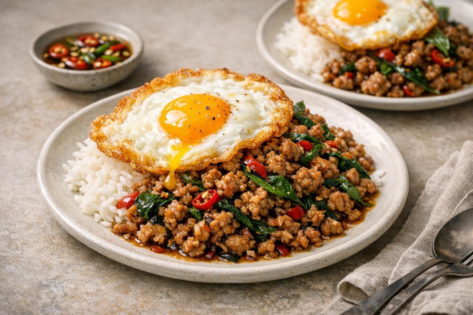 Pad Krapow Moo (Thai Basil Pork)