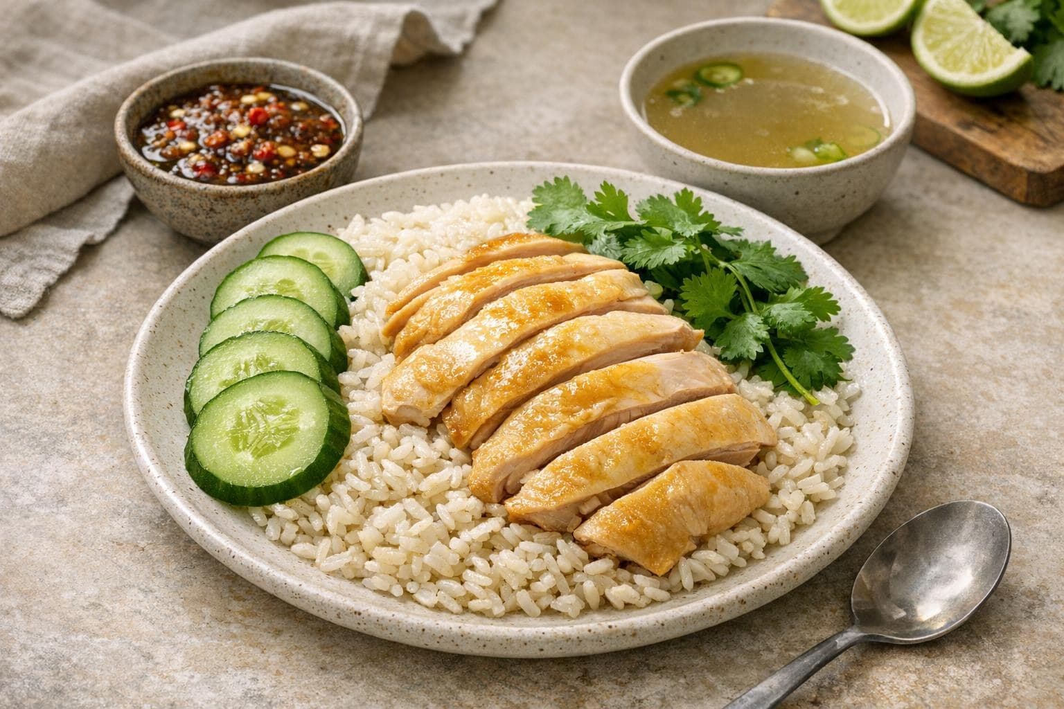 Khao Mun Gai (Thai Chicken and Rice)