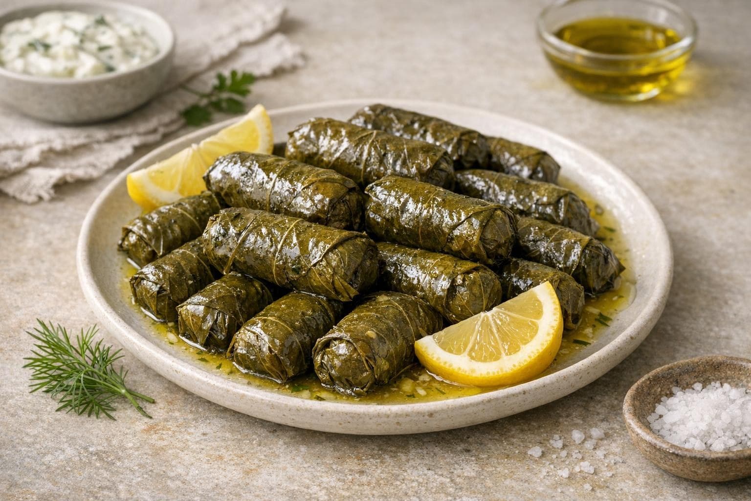 Dolmades (Stuffed Grape Leaves)