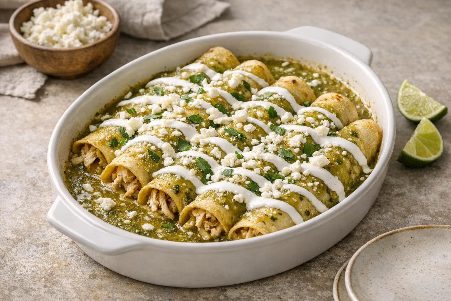 Chicken Enchiladas Verdes
