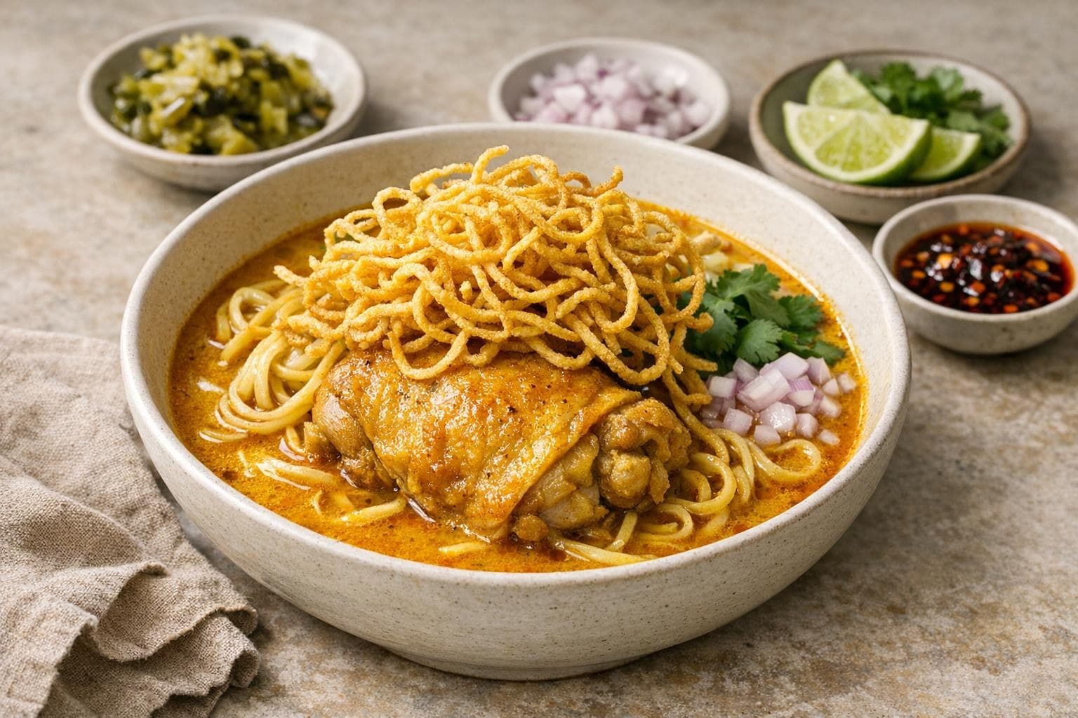 Khao Soi Gai (Chiang Mai Curry Noodles)