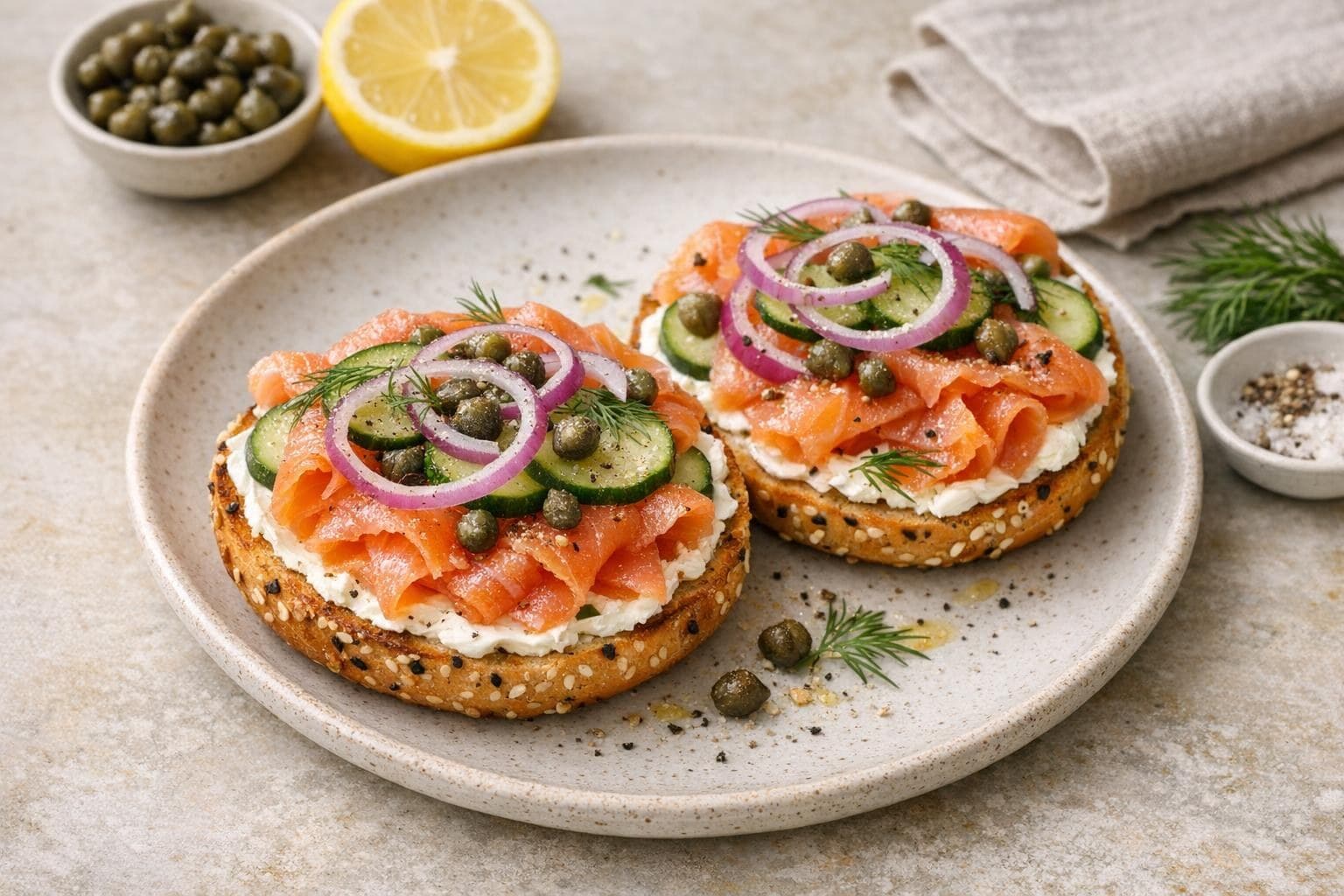 Bagel with Lox
