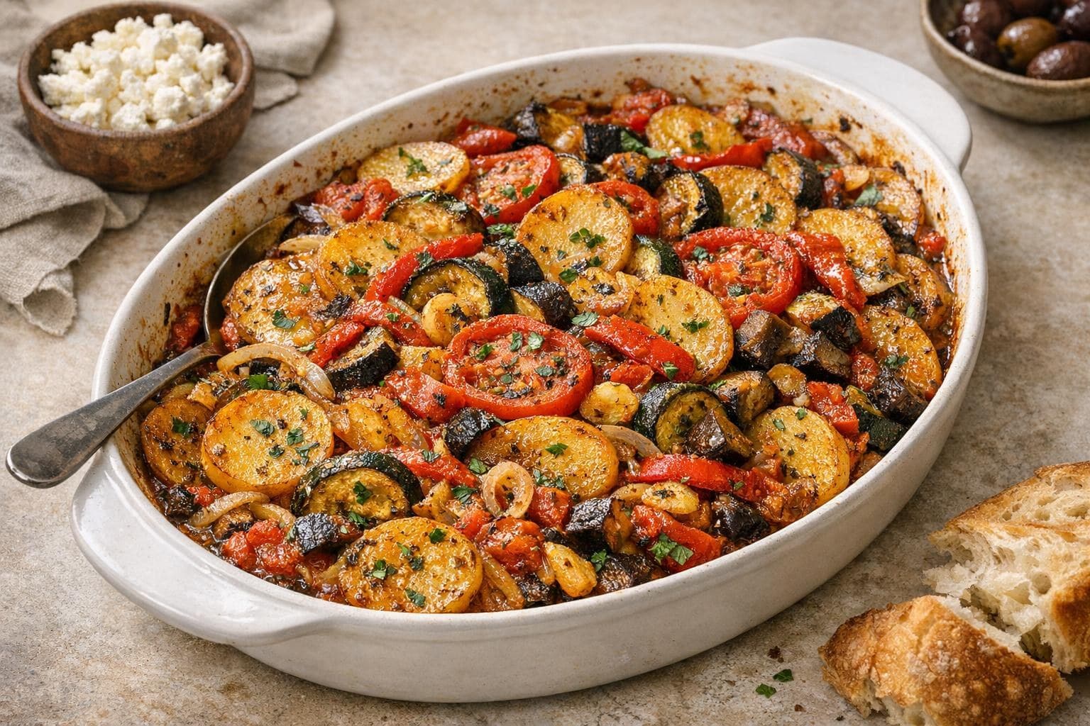 Briam (Greek Roasted Vegetables)