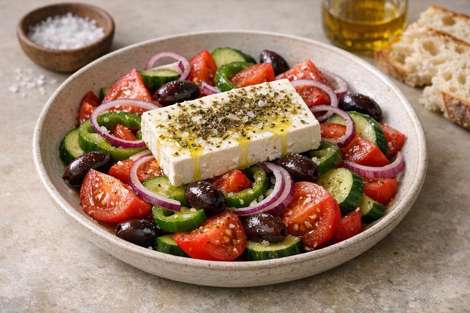 Horiatiki (Greek Village Salad)