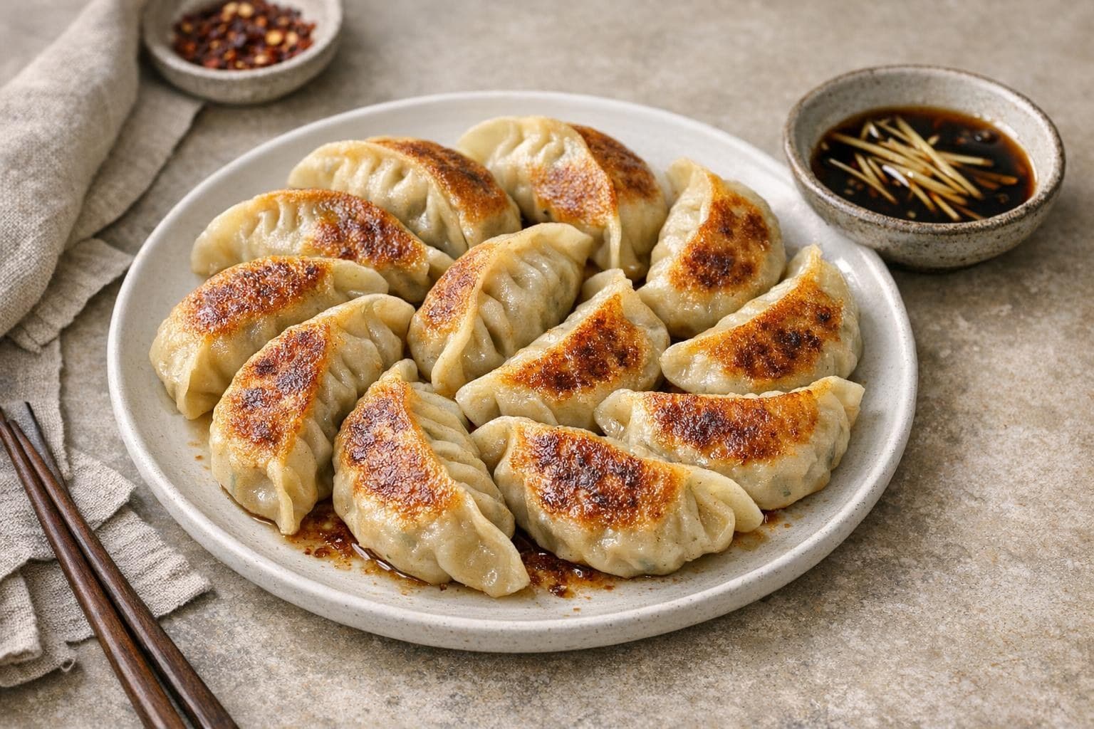 Pork and Chive Dumplings