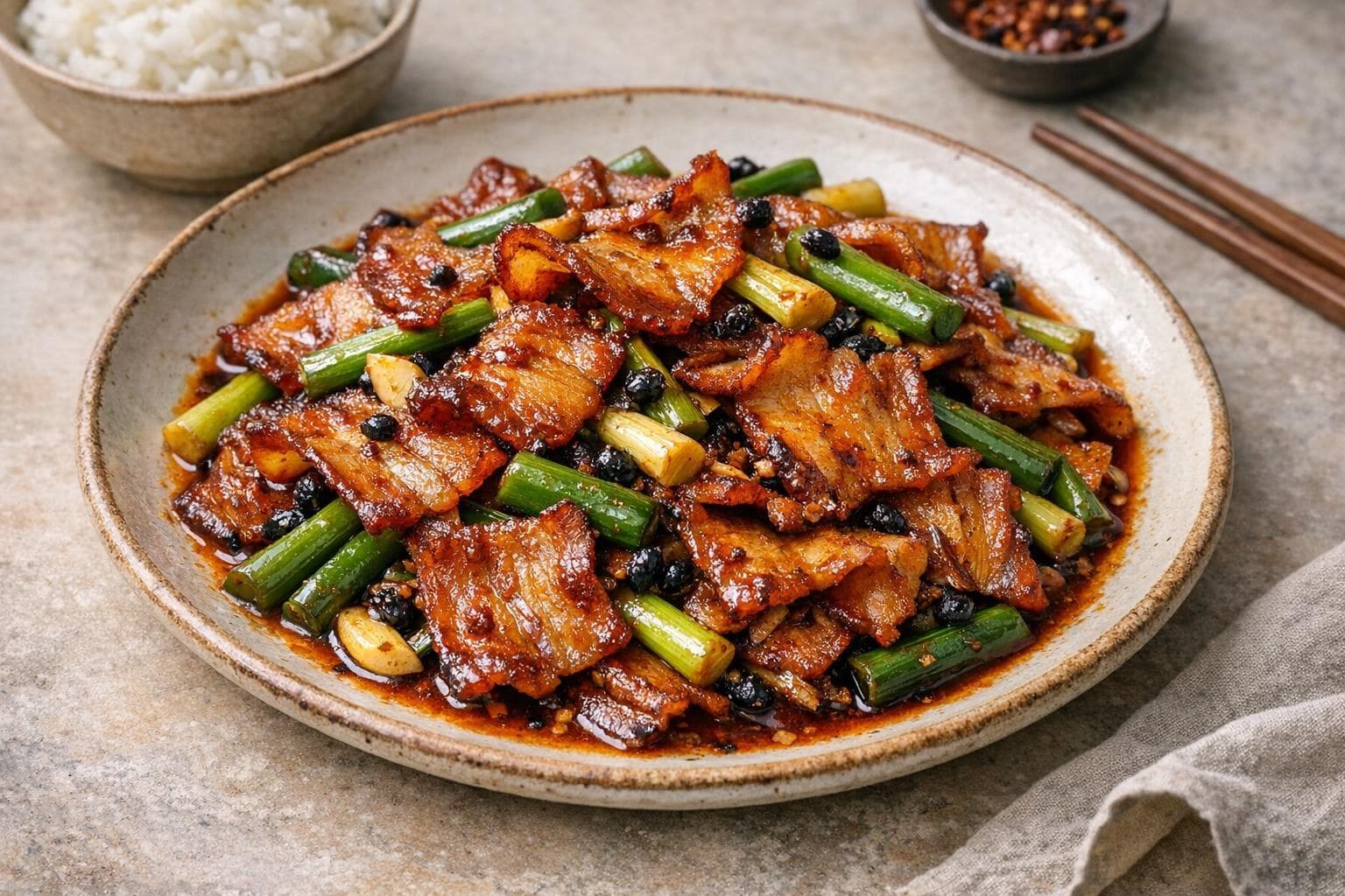 Twice-Cooked Pork (Hui Guo Rou)