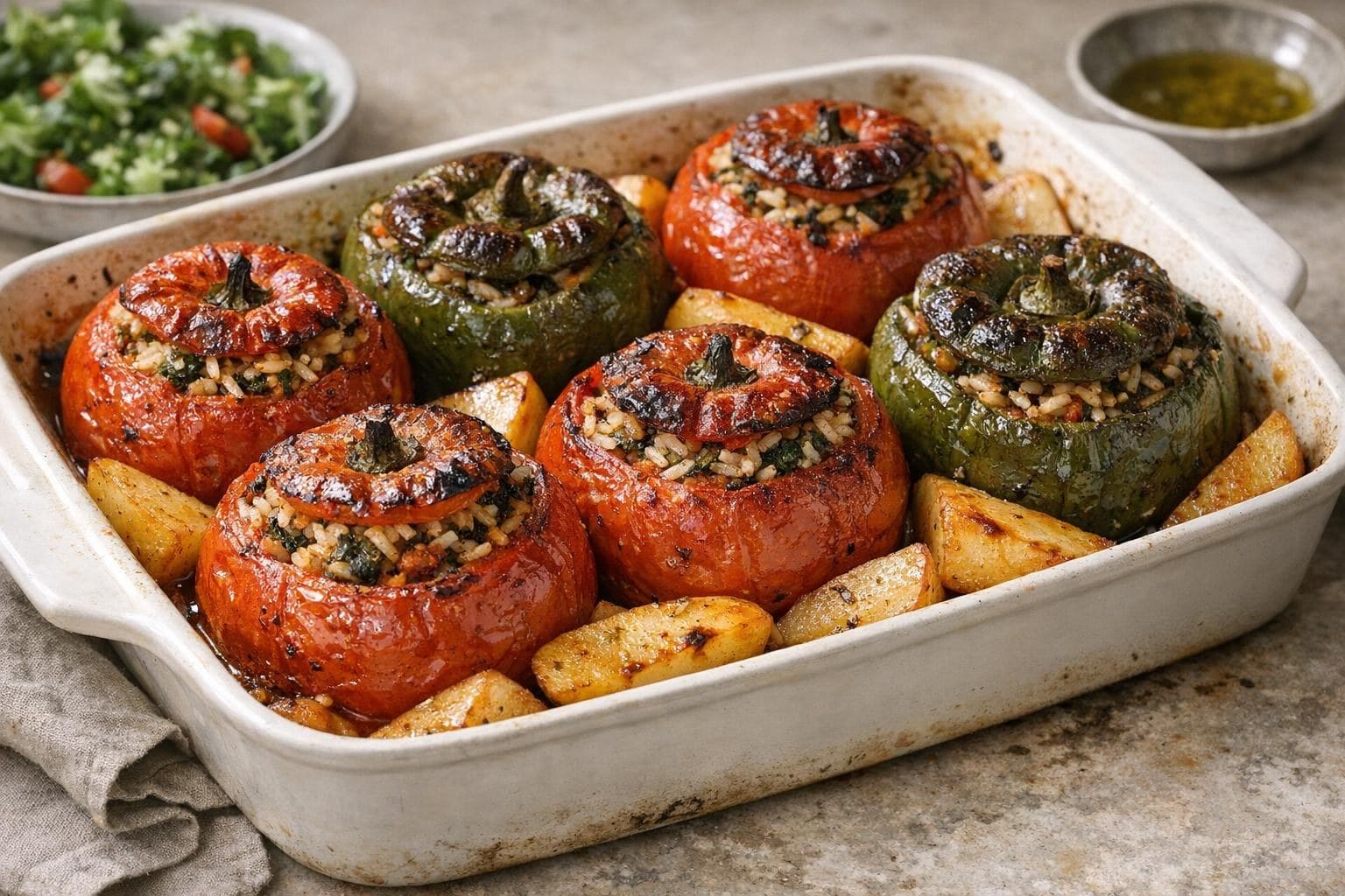 Gemista (Stuffed Tomatoes and Peppers)