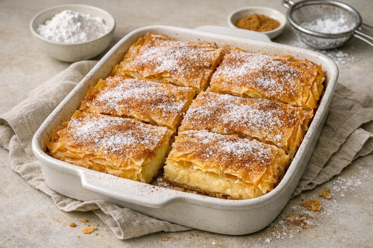 Bougatsa with Semolina Cream