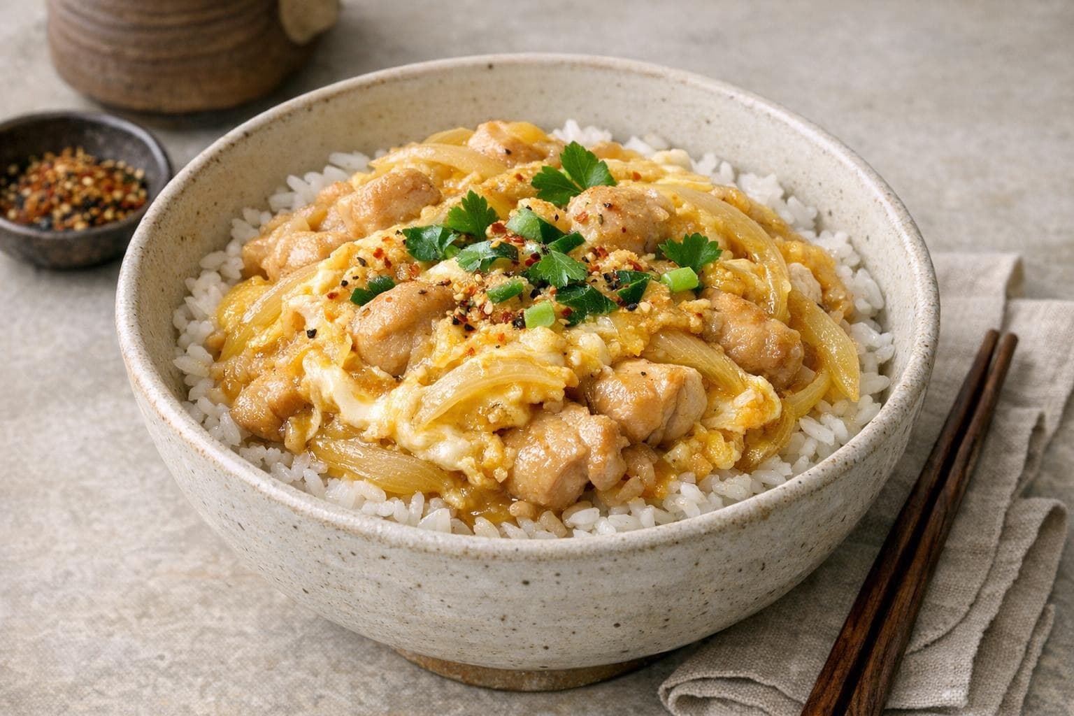 Oyakodon (Chicken and Egg Donburi)