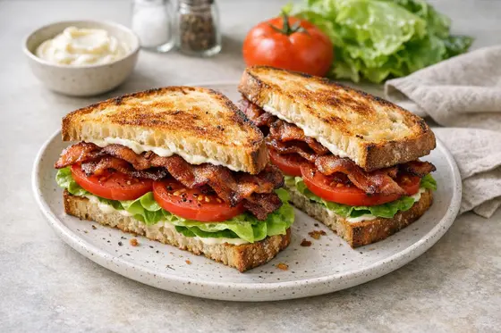 A BLT sandwich